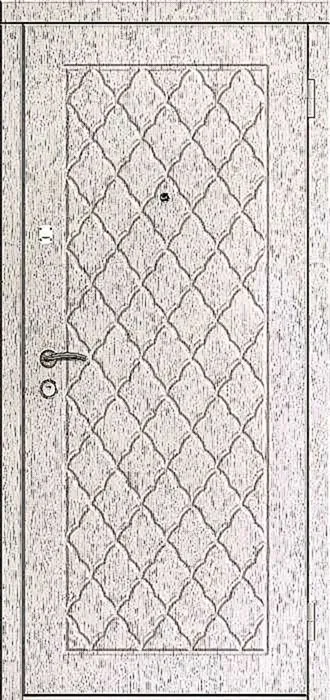 Входная дверь Paladin-37 (МДФ Шпон / Ламинат) - внешняя сторона